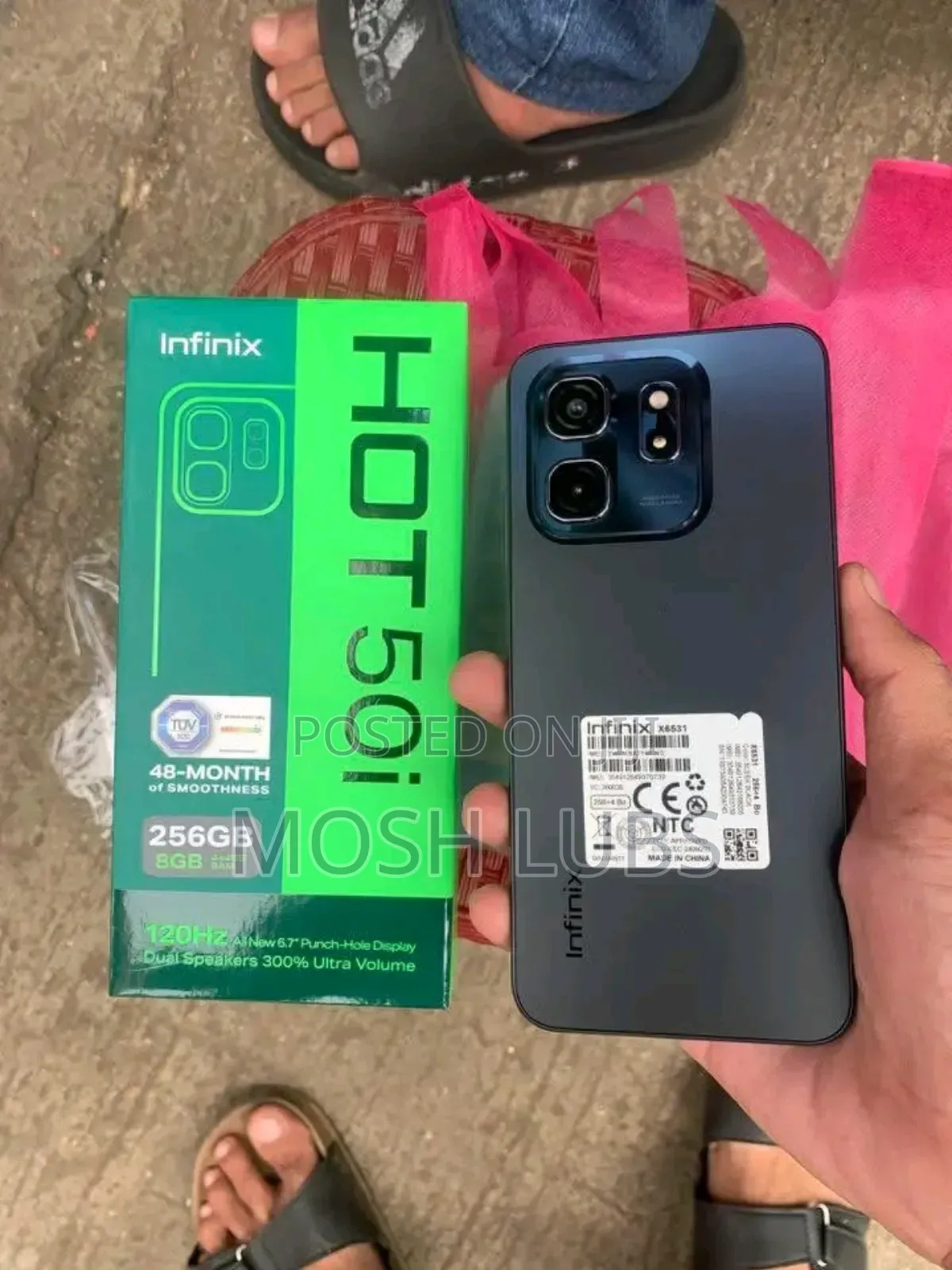 New Infinix Hot 50i 256 GB Black