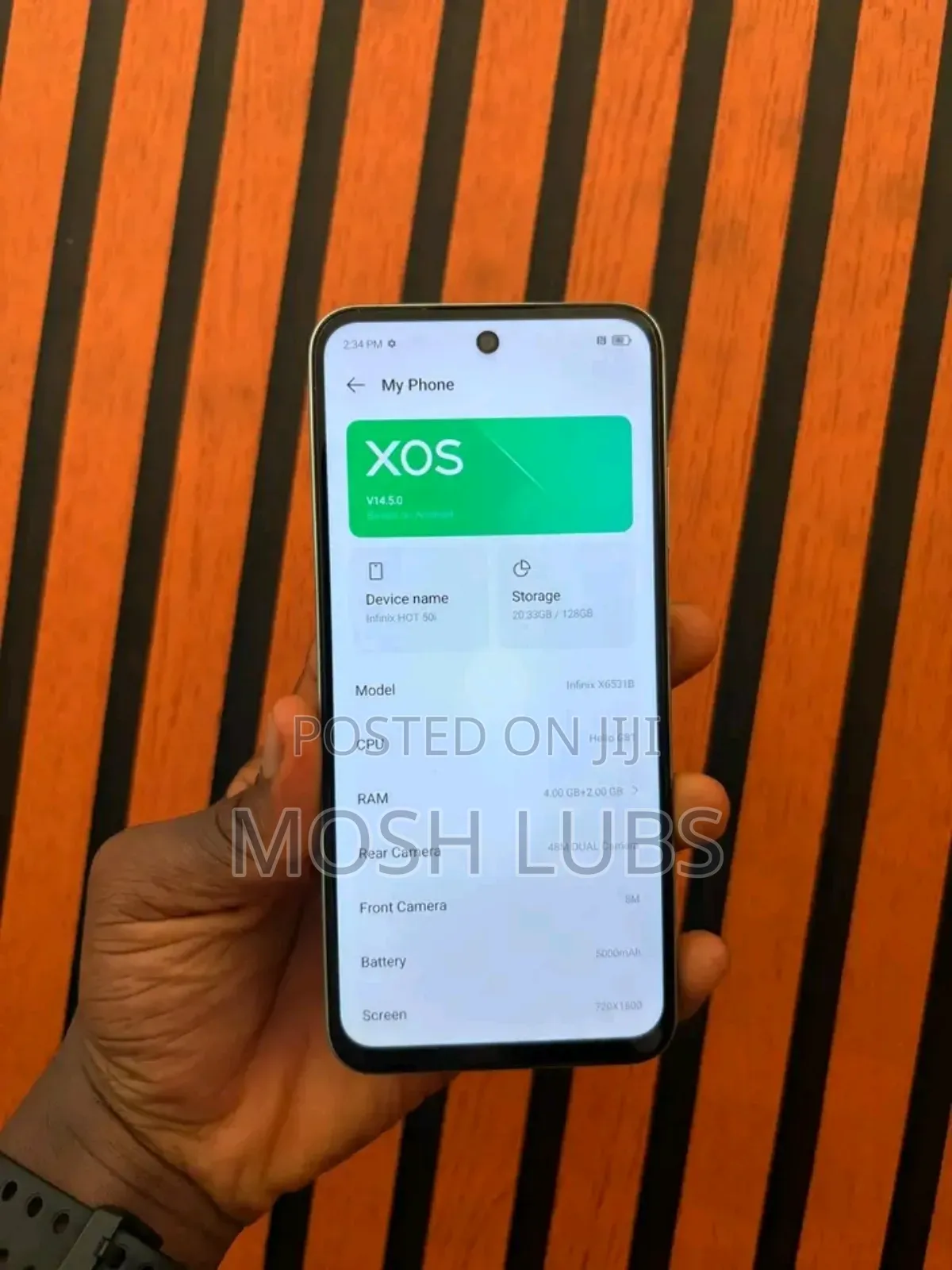 New Infinix Hot 50i 256 GB Green