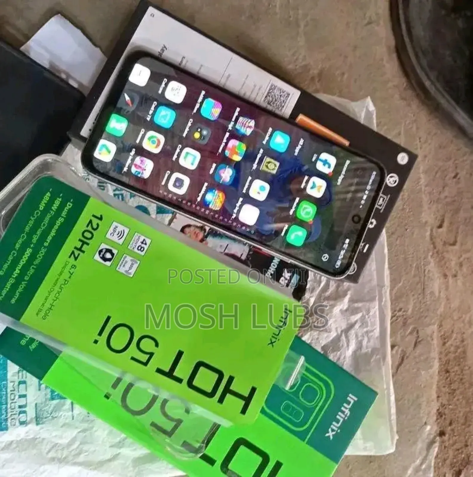 New Infinix Hot 50i 256 GB Gray
