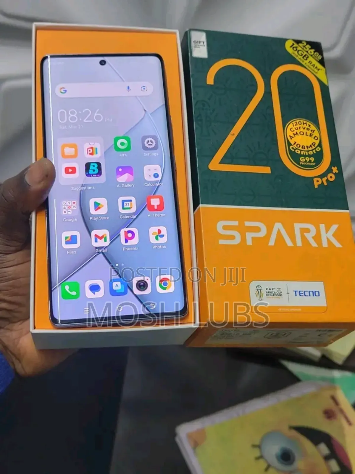 New Tecno Spark 20 Pro Plus 256 GB Black