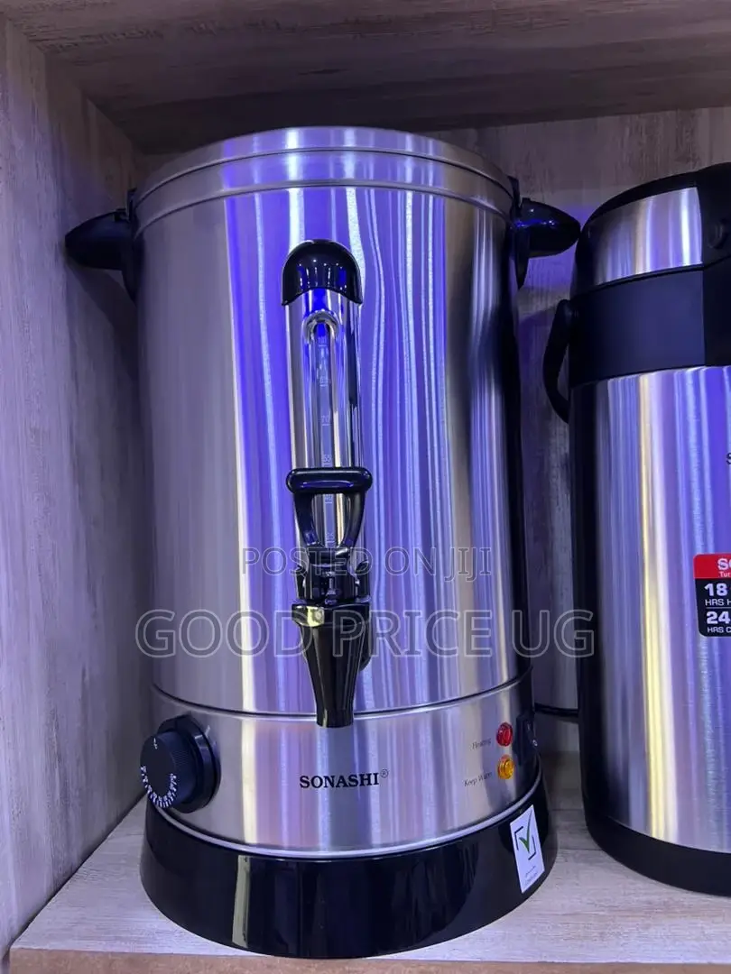 Sonashi Stainless Steel Electric Water Boiler and Hot Beverage Urn.