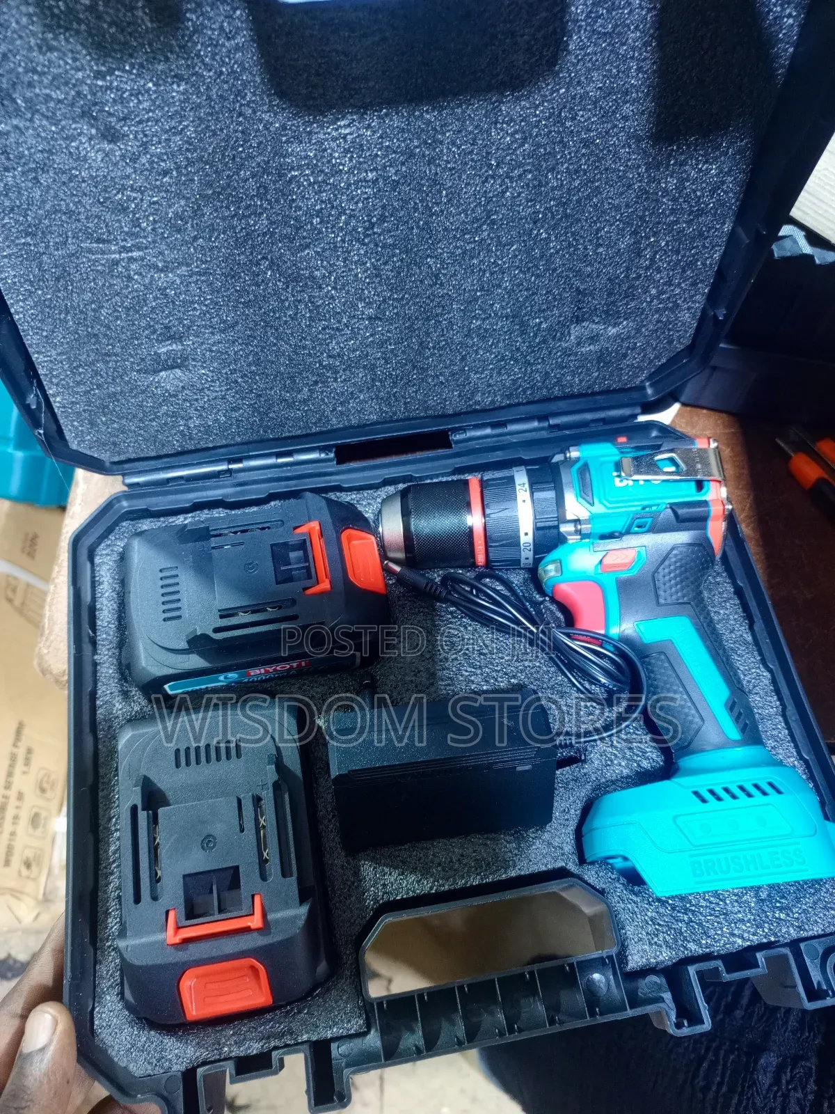 Biyoti 20v Brushless Cordless Drill Kit.