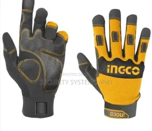 Ingco Mechanic/Synthetic Gloves - Extra Large