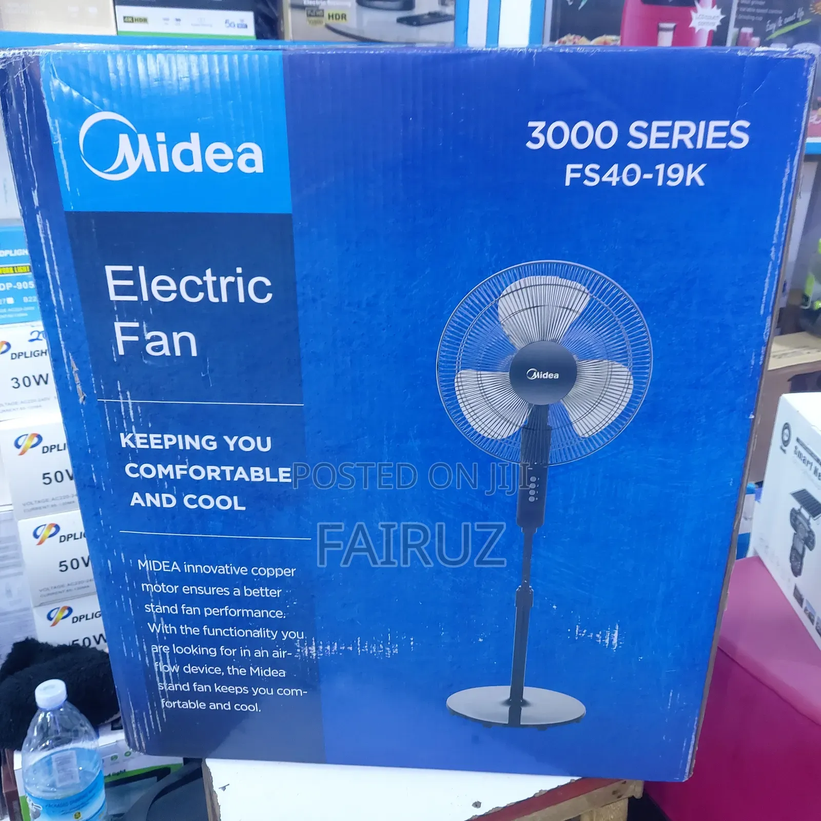 Midea 2 in 1 Table and Stand Electric Fan