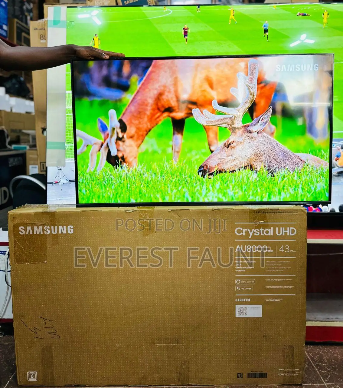Samsung Au8000 43'' Tv Crystal Uhd