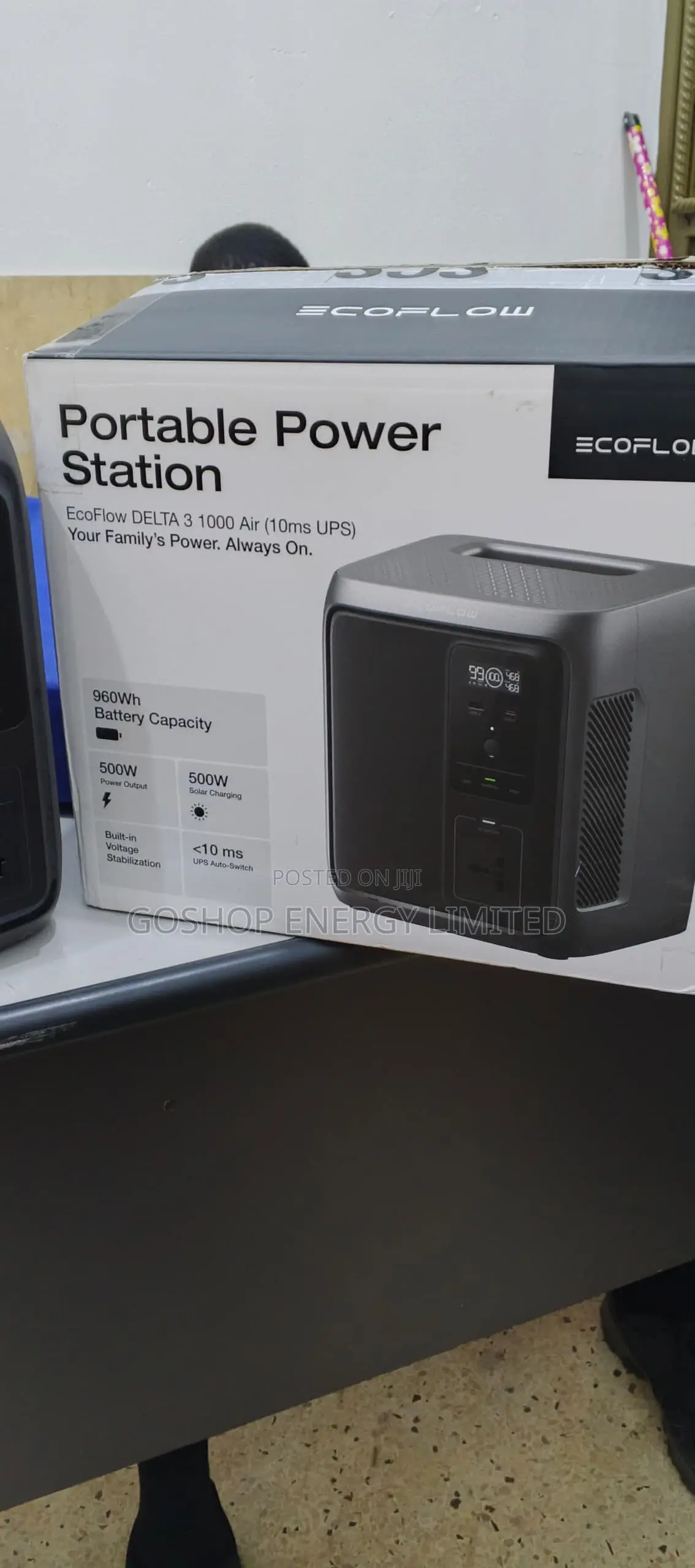 Ecoflow Gopower Portable Power Station Delta 3 1000
