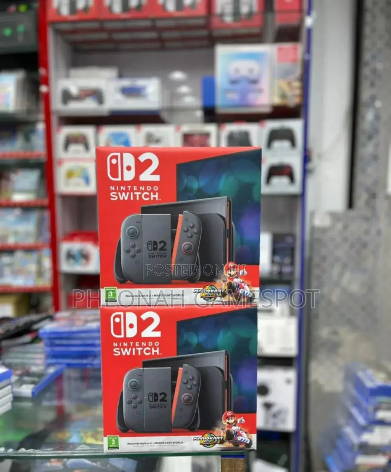Very Brand New Nintendo Switch 2. Comes One Free Game. Mario Kart