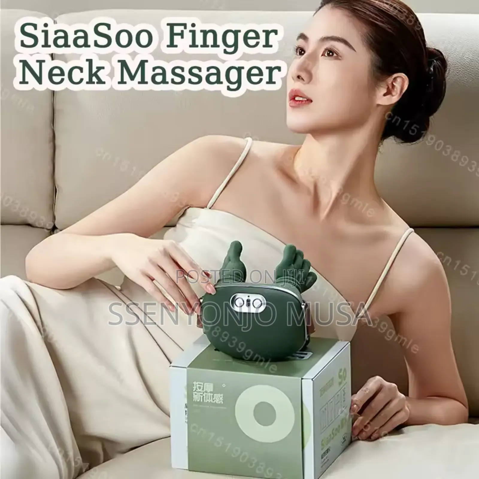 Smart Heated Neck and Shoulder Massager Electric Deep Kneading Pain