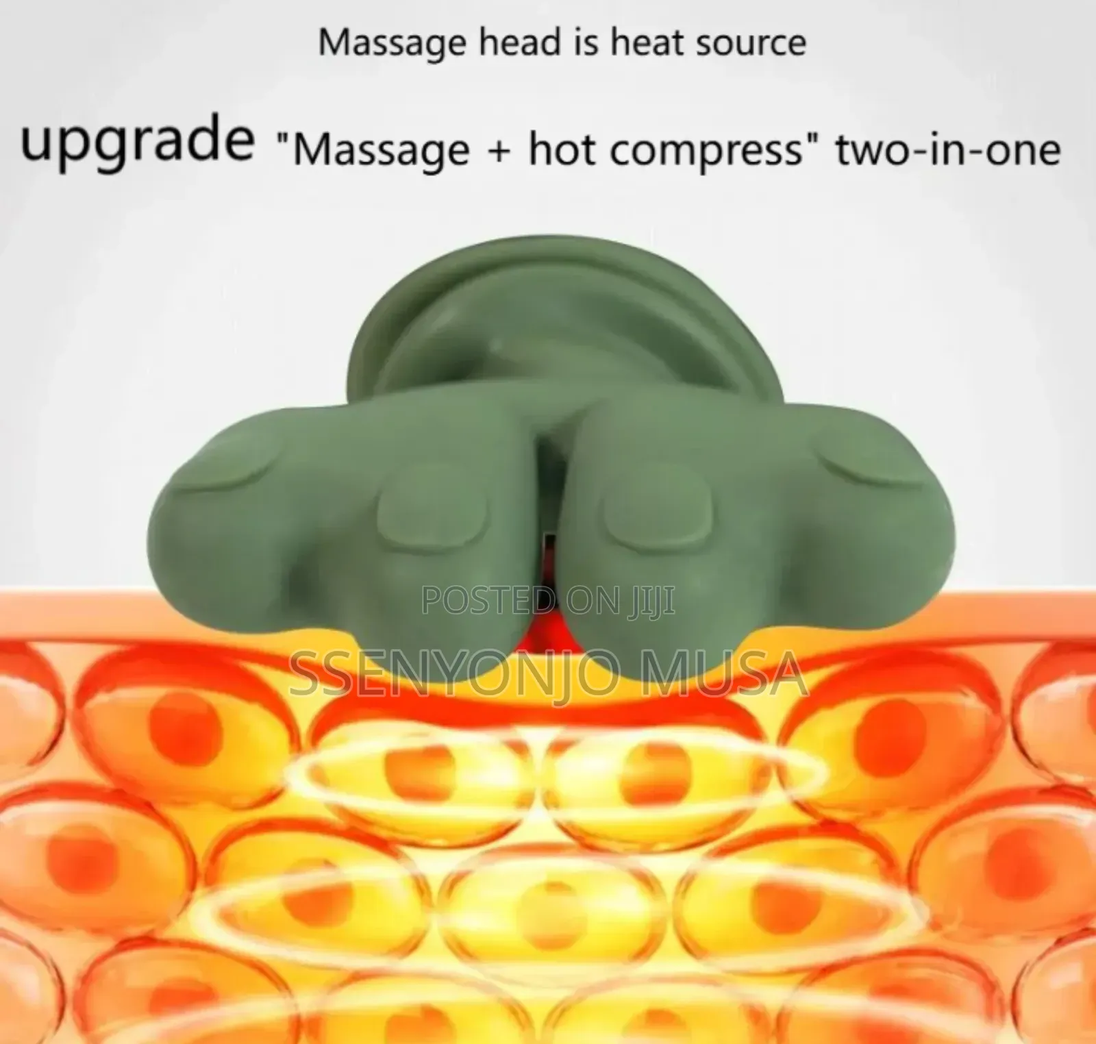 Smart Heated Neck and Shoulder Massager Electric Deep Kneading Pain