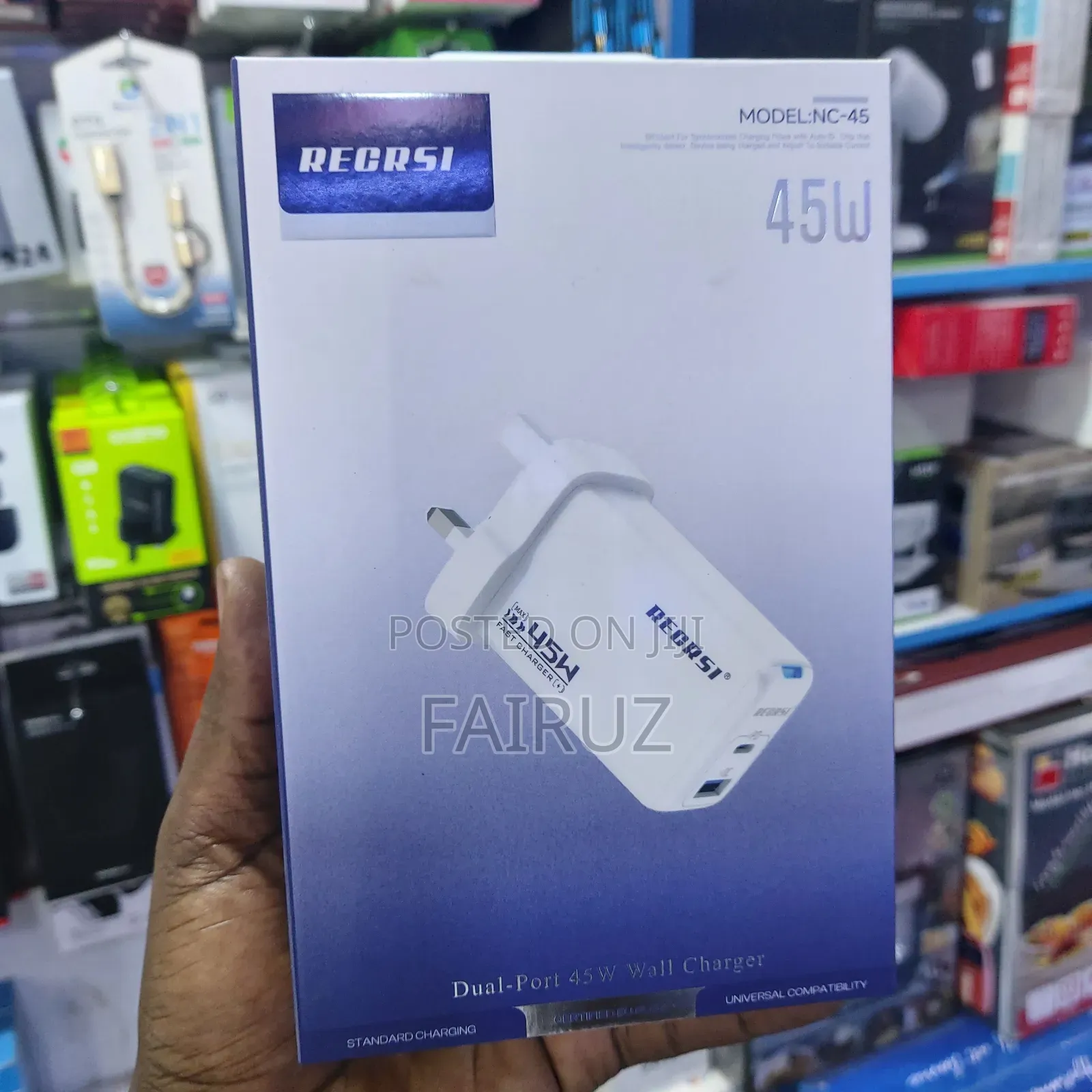 45w Recrsi Pd 3.0 Fast Charger 3.0 Usb-C