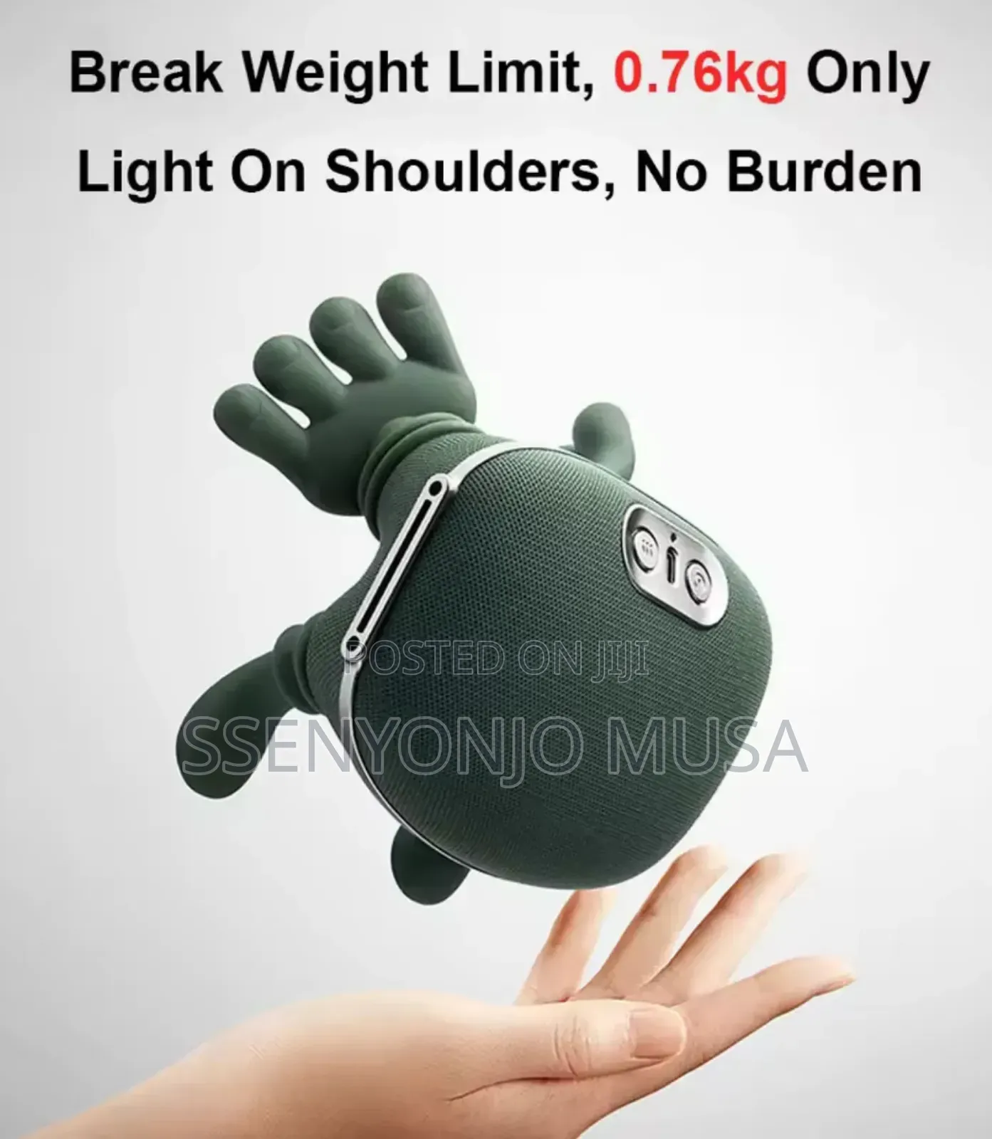 Smart Heated Neck and Shoulder Massager Electric Deep Kneading Pain