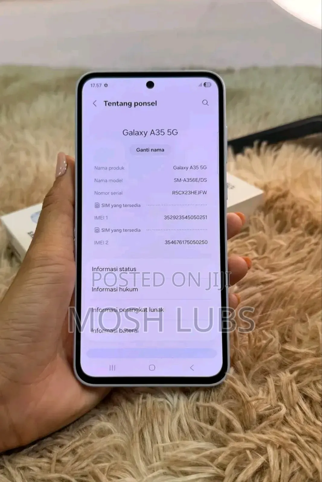 New Samsung Galaxy A35 256 GB Blue