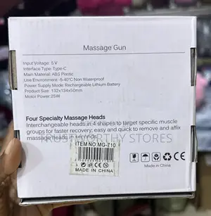 Massage Gun With Four Specialty Massage Heads