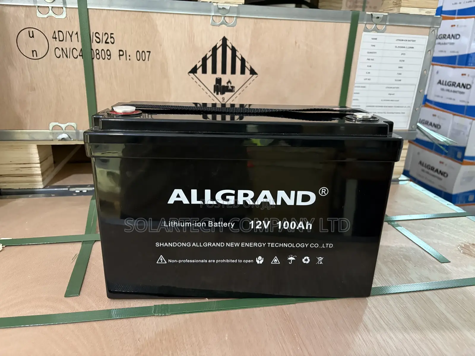 100ah 12v Allgrand Lifepo4 Battery – Durable 15yr Life, Warranty