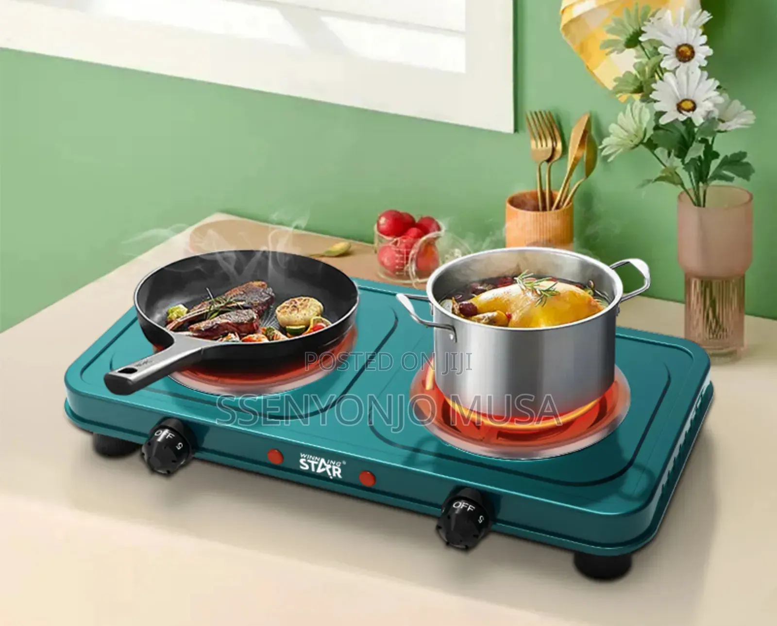 Winning Star Double Hotplate St-9639-2000w-Quality Assurance
