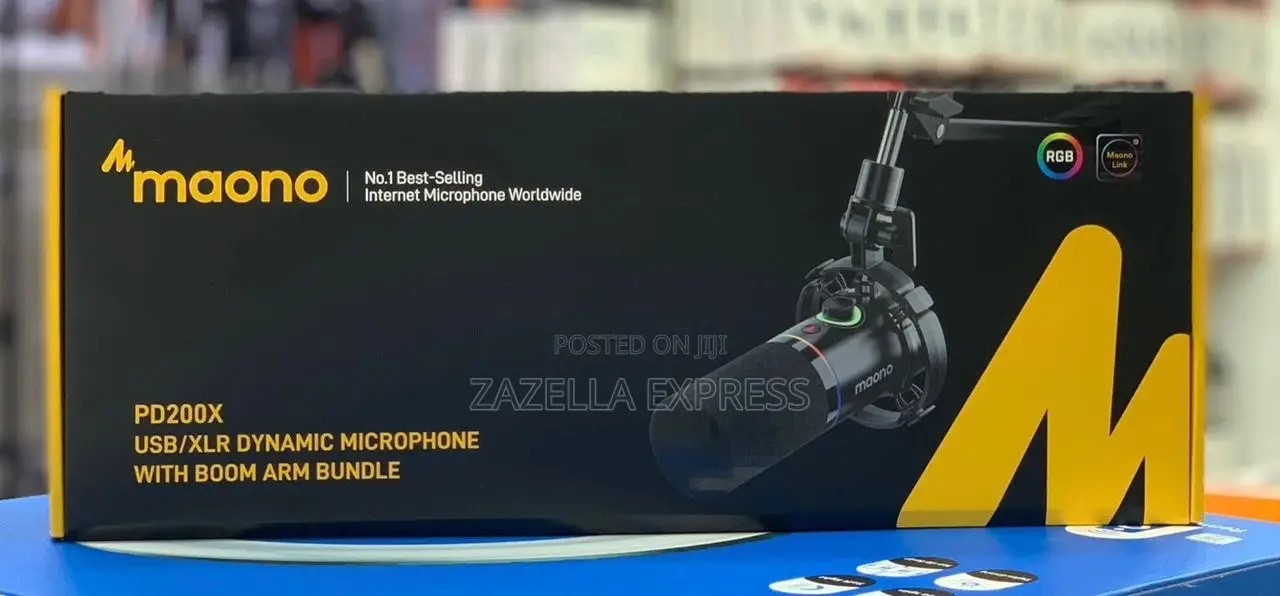 Maono Pd200x Usb/XLR Dynamic Microphone With Boom Arm Bundle