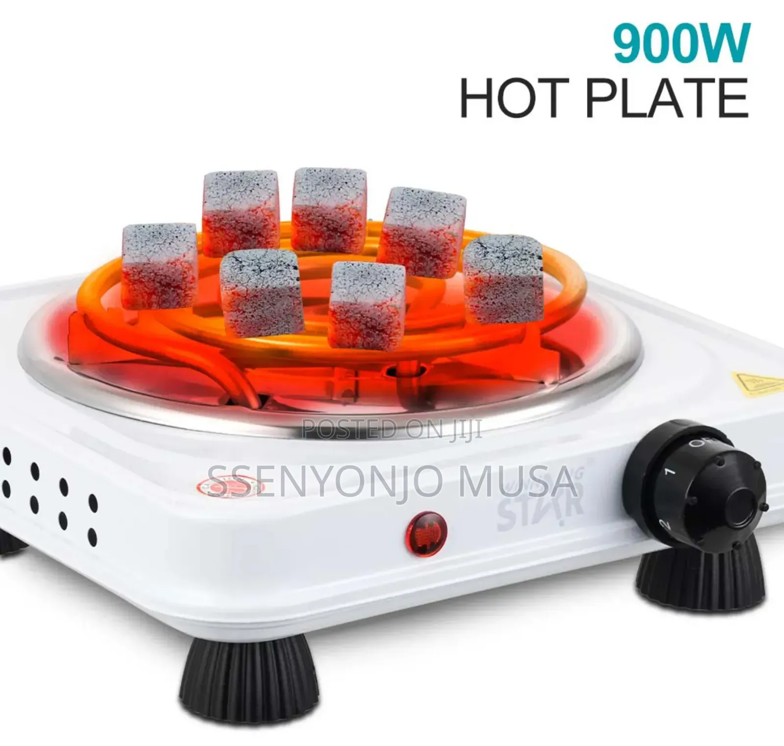 Winning Star Hotplate St-9634 -1000w-Rapid Heating-Keep Warm