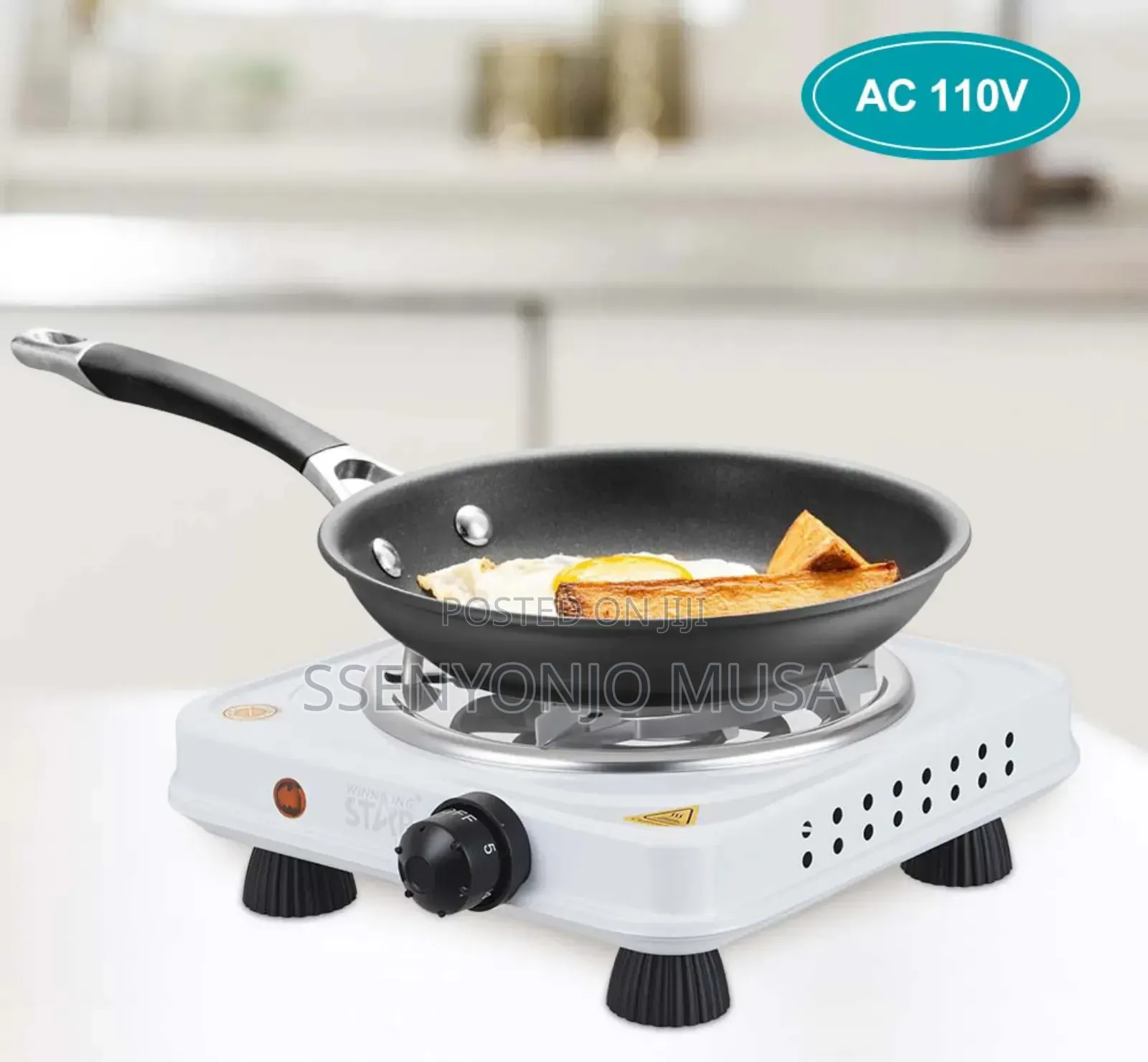 Winning Star Hotplate St-9634 -1000w-Rapid Heating-Keep Warm