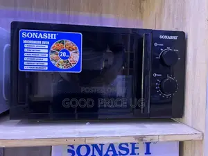 Sonashi 20-Liter Manual Microwave Oven.