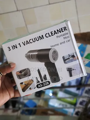 Portable Rechargeable Handheld Vacuum Cleaner for Cars and Home Use