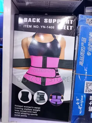 Hotapei Brand Women's Waist Training Corset and Back Support Belt.