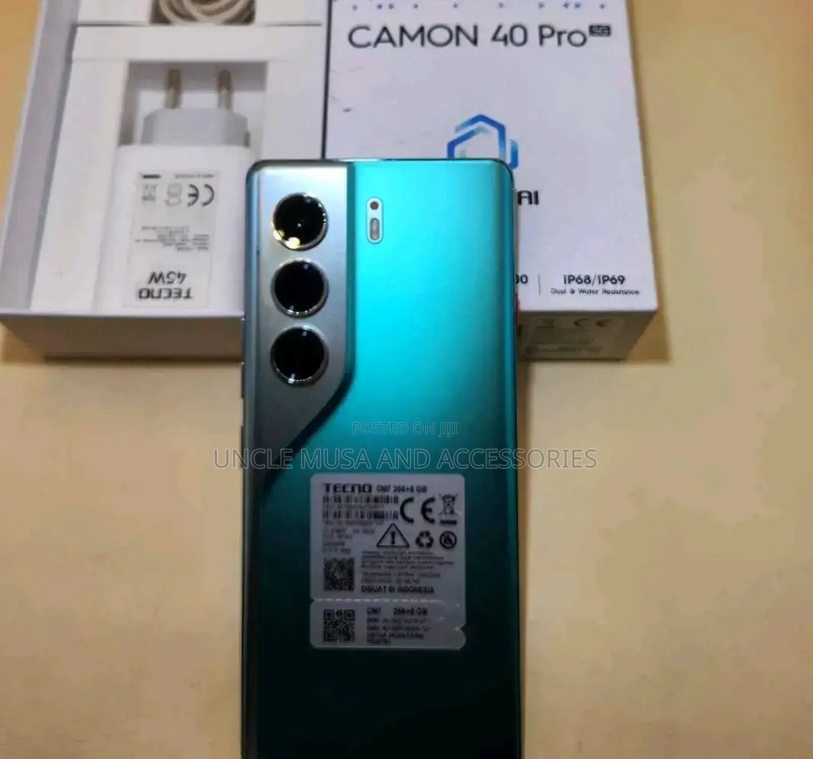 New Tecno Camon 40 Pro 4G 256 GB Green