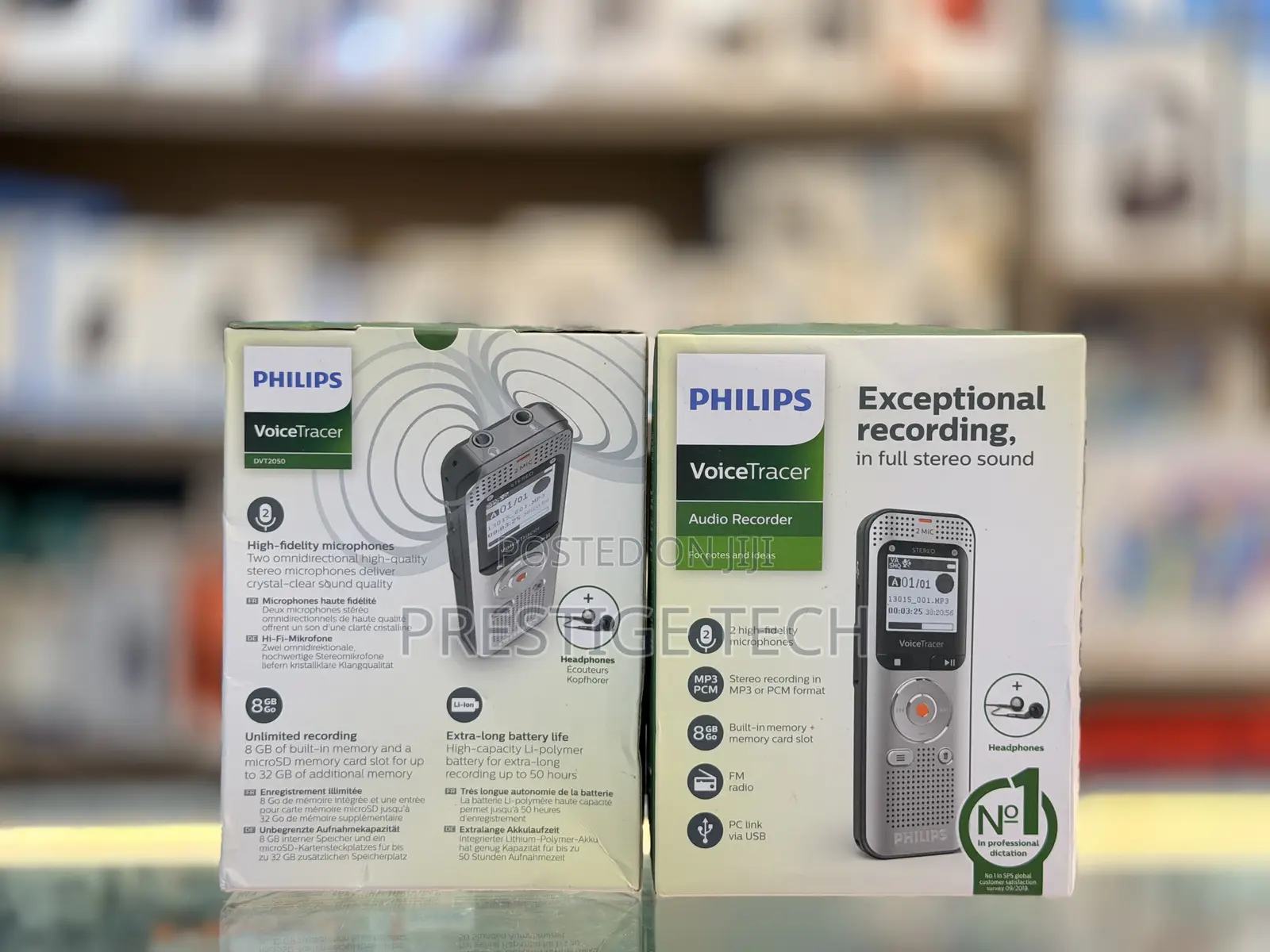 Philips Voice Tracer Audio Voice Recorder Dvt2050 8gb Built in Battery