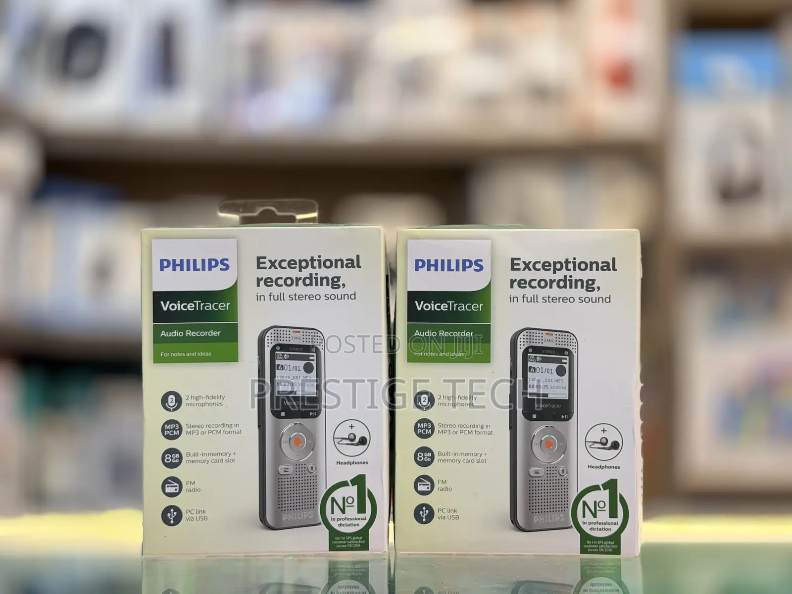 Philips Voice Tracer Audio Voice Recorder Dvt2050 8gb Built in Battery