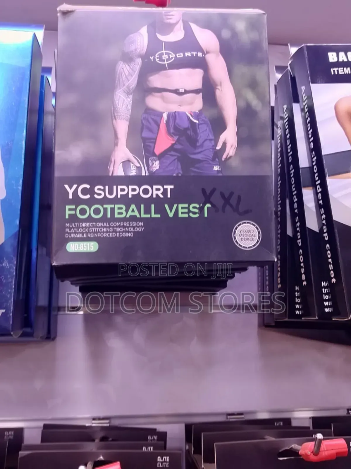 Yc Support Football Vest (Model No: 8515)