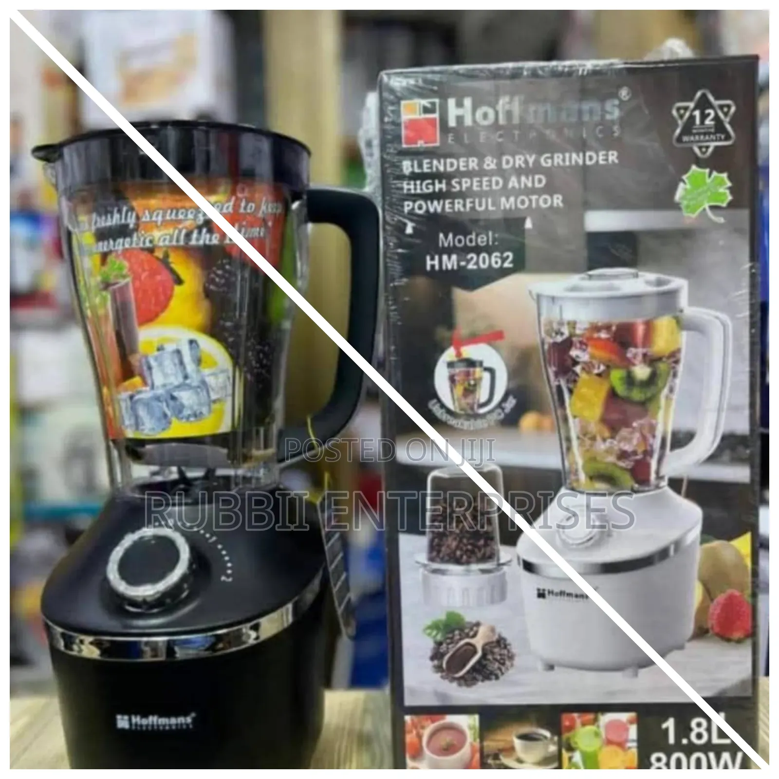 Blender and Dry Grinder 1.8l ~ Hm2062