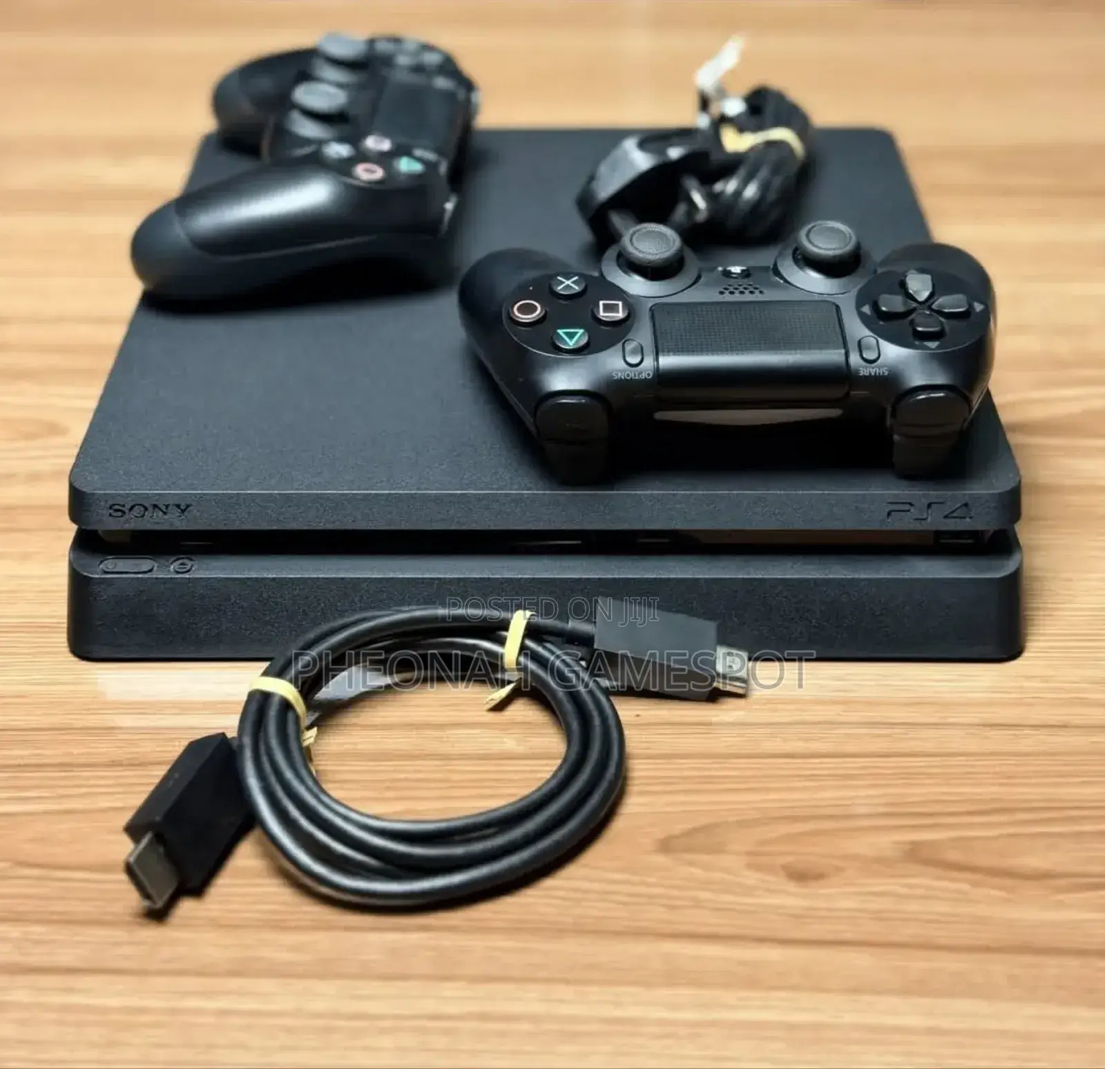 Sony Playstation 4 Slim: 13 Games Inside, No Need for Buying Discs.