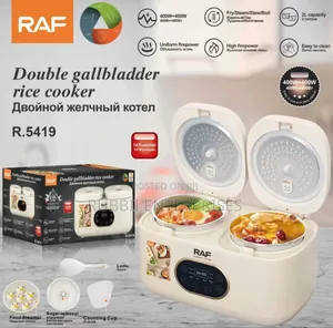 Double Rice Cooker With Steamer