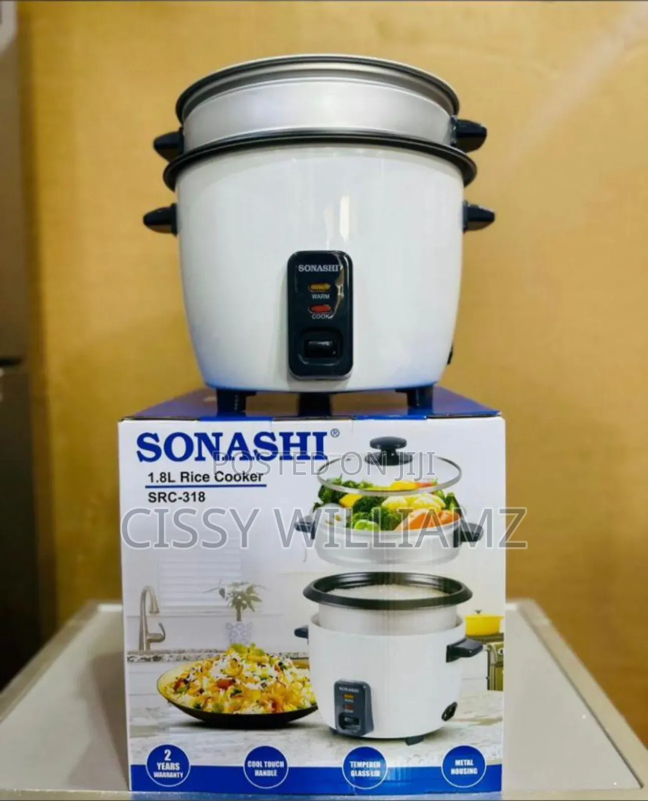 Rice Cooker 1.8l Sonashi Rice Cooker With Steamer