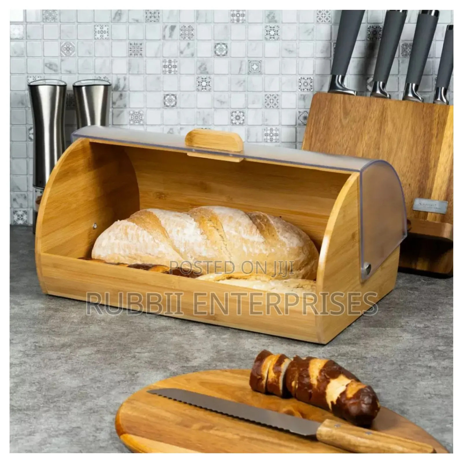 Bamboo Bread Bin