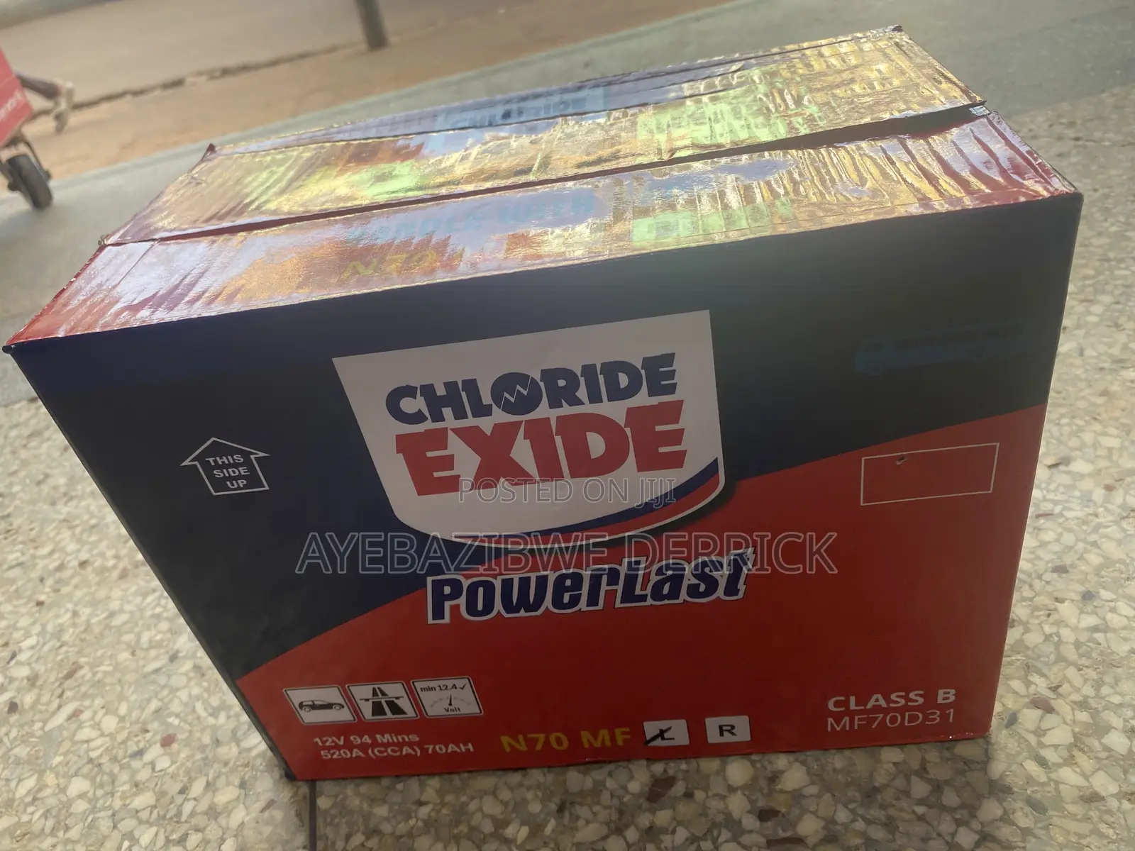 N70 Battery Powerlast Chloride Exide