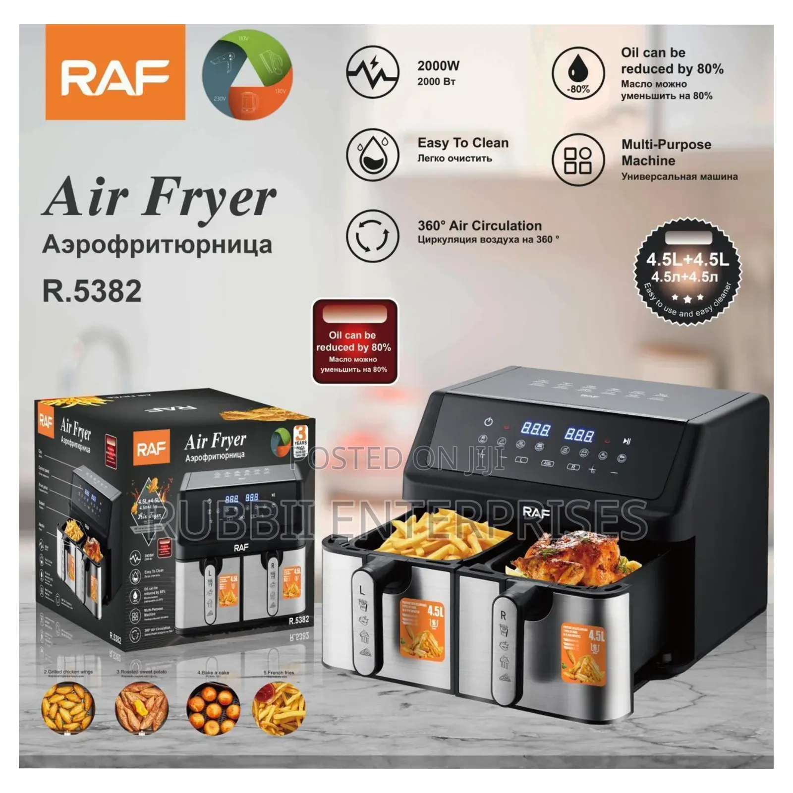Air Fryer Dual 10l Dual