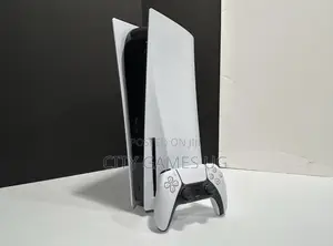 Used Sony Playstation 5 Console-Controller, Stand, Cables Included