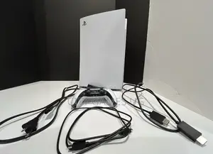 Used Sony Playstation 5 Console-Controller, Stand, Cables Included