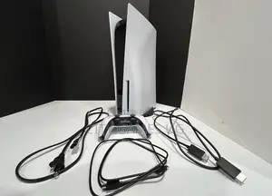 Used Sony Playstation 5 Console-Controller, Stand, Cables Included