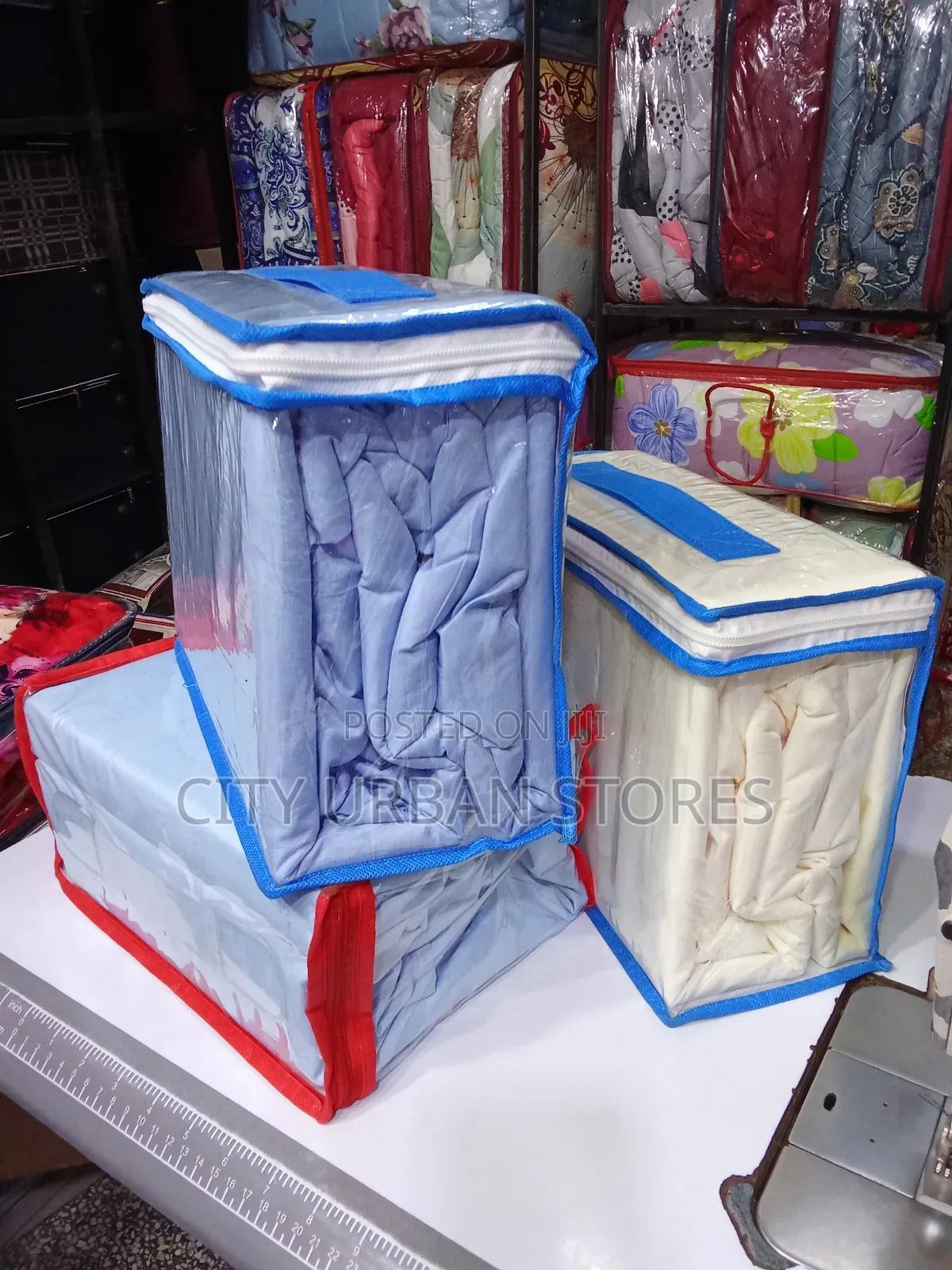 Light Blue Fitted Cotton Bedsheets