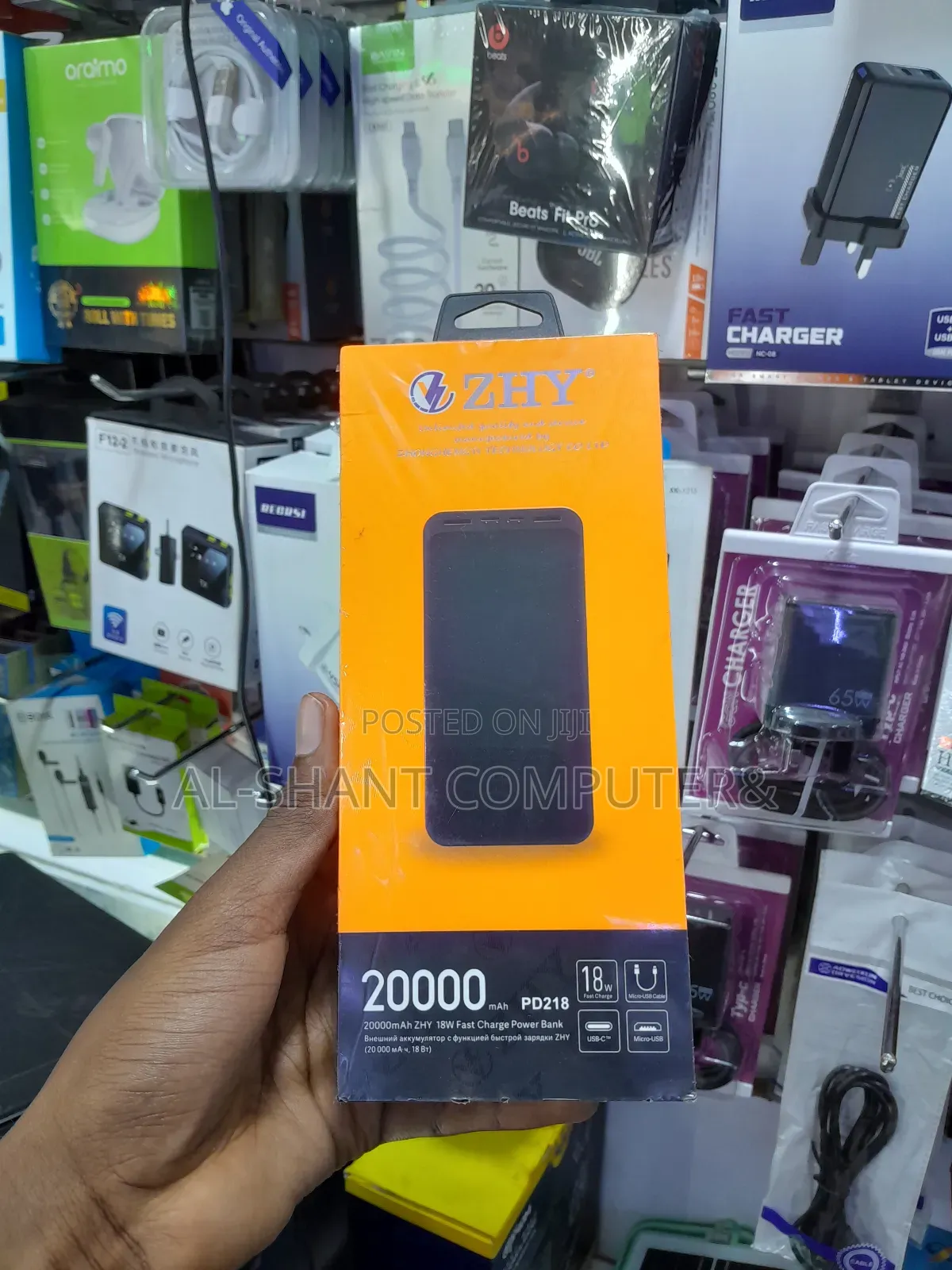 Zhy 20000mah Powerbank/18w Portable Power Bank