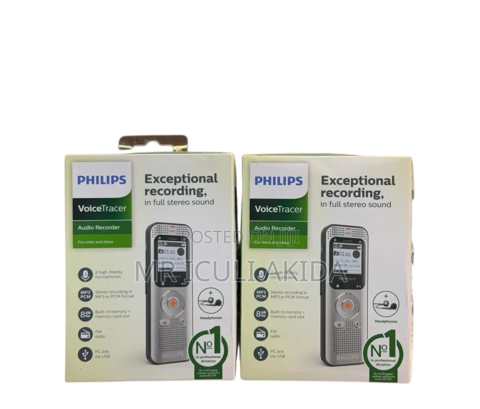 Philips Voicetracer Recorder for Voice Notes in Interviews Meetings