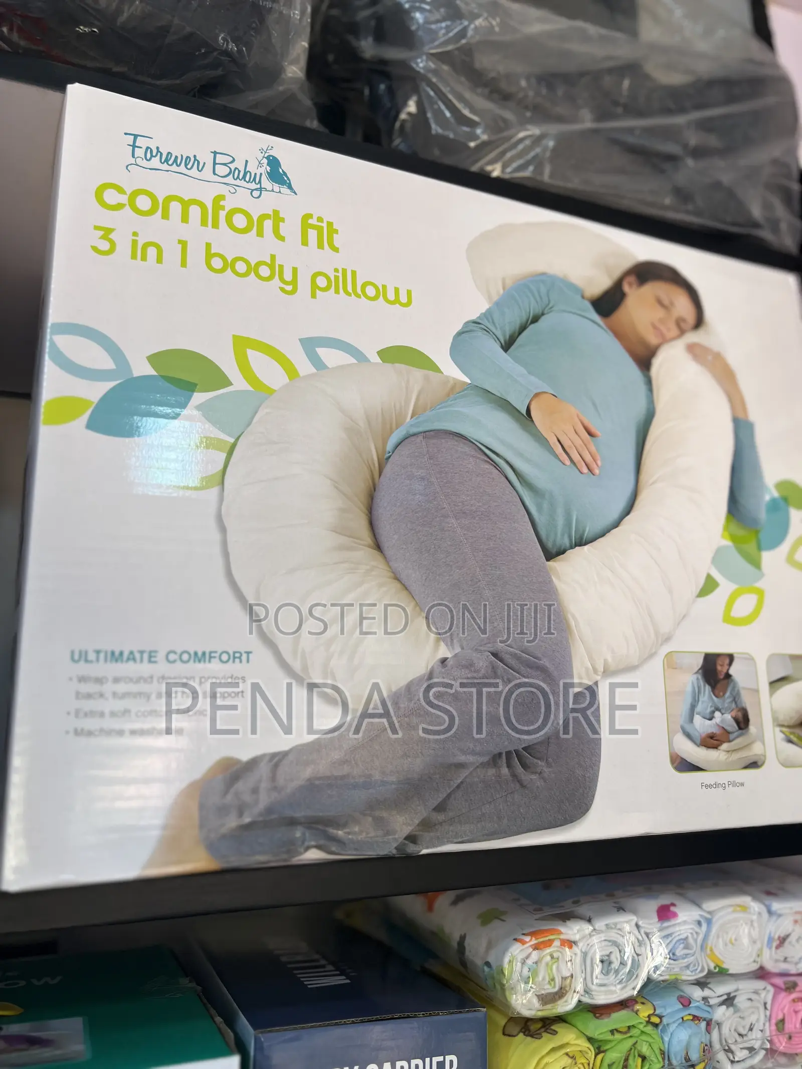 Pregnancy Pillow – C Shaped Support Cushion for Night Rest