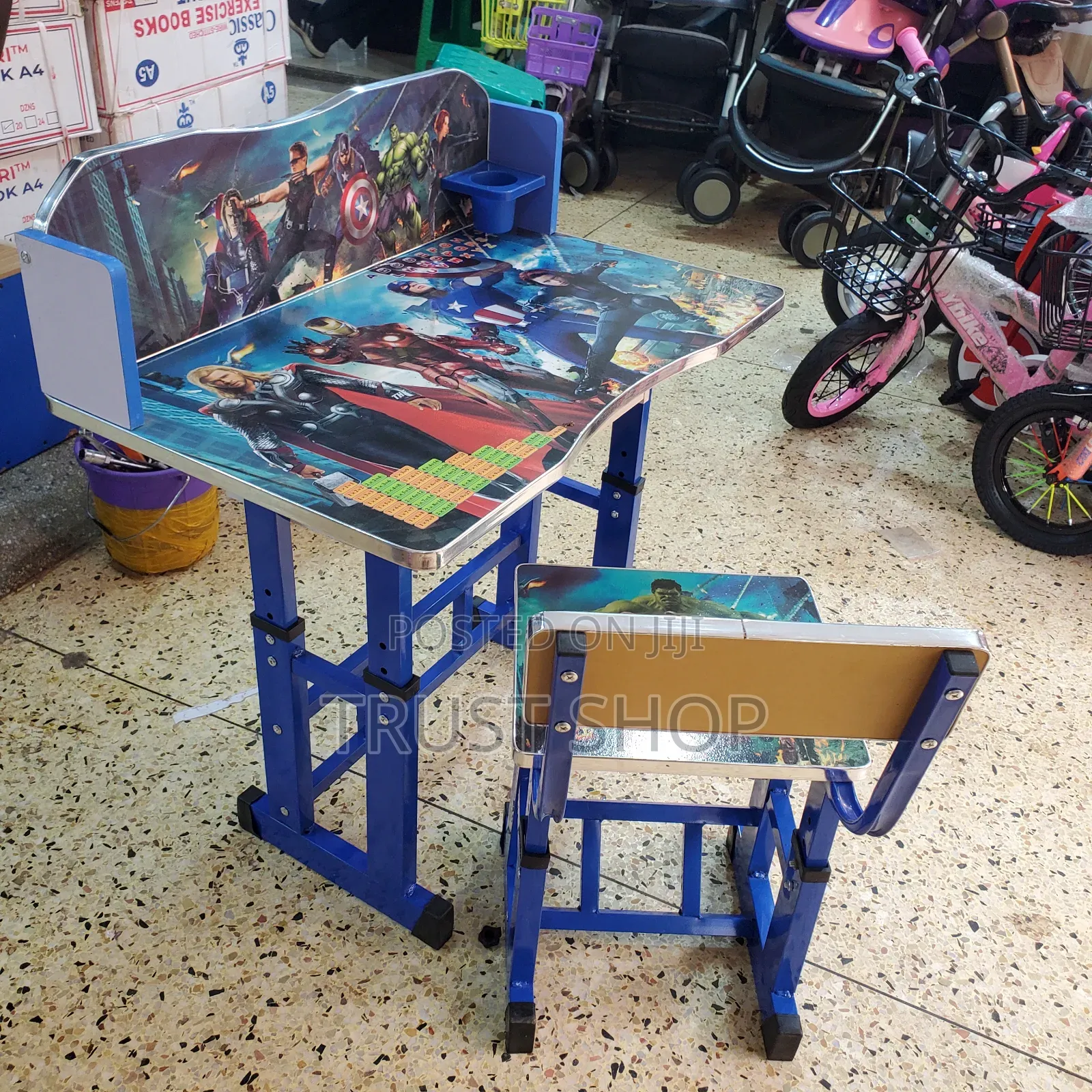 Blue Kids Reading Table