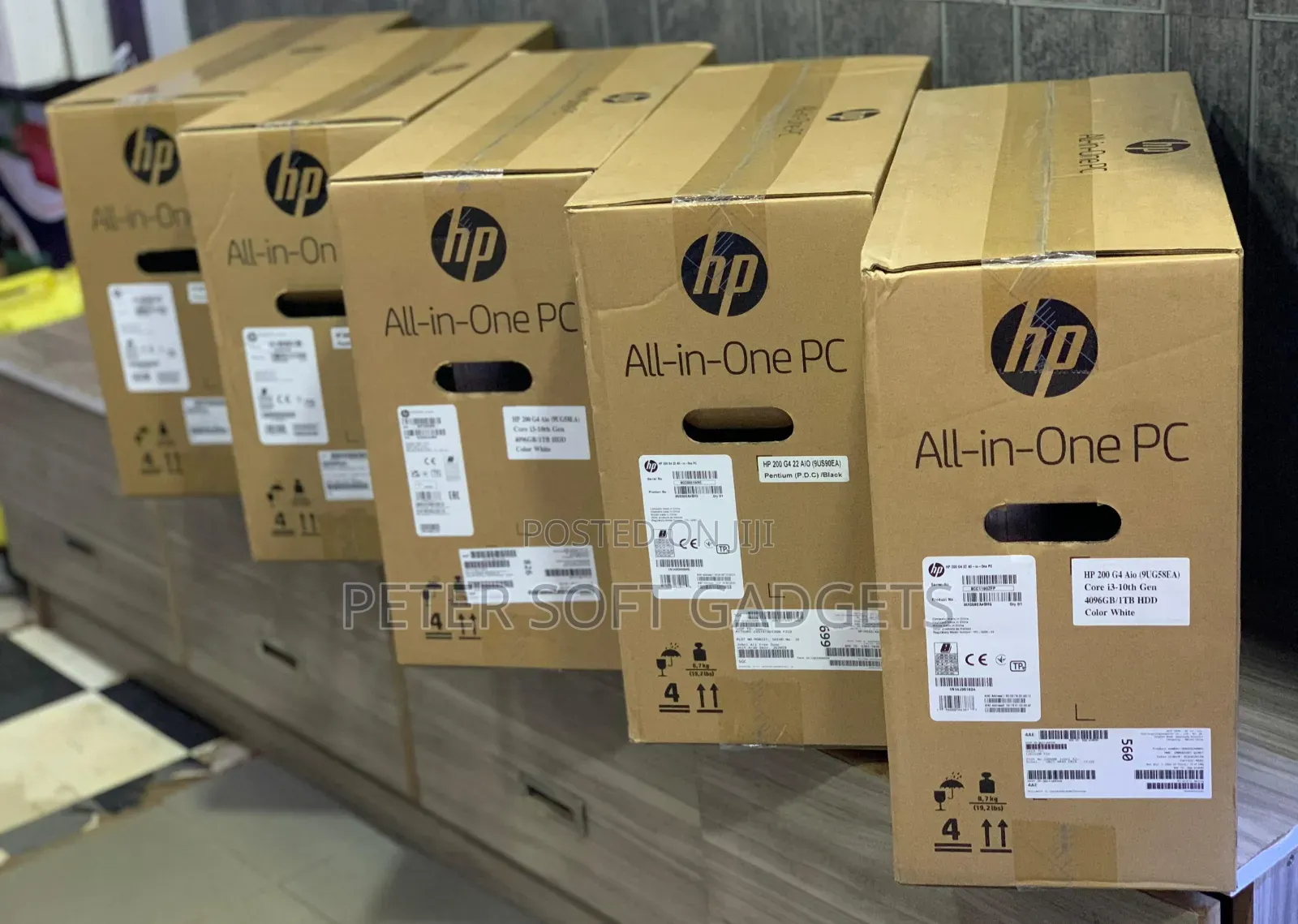 New Desktop Computer HP 200 G4 All-in-One 8GB Intel Core i5 SSD 512GB