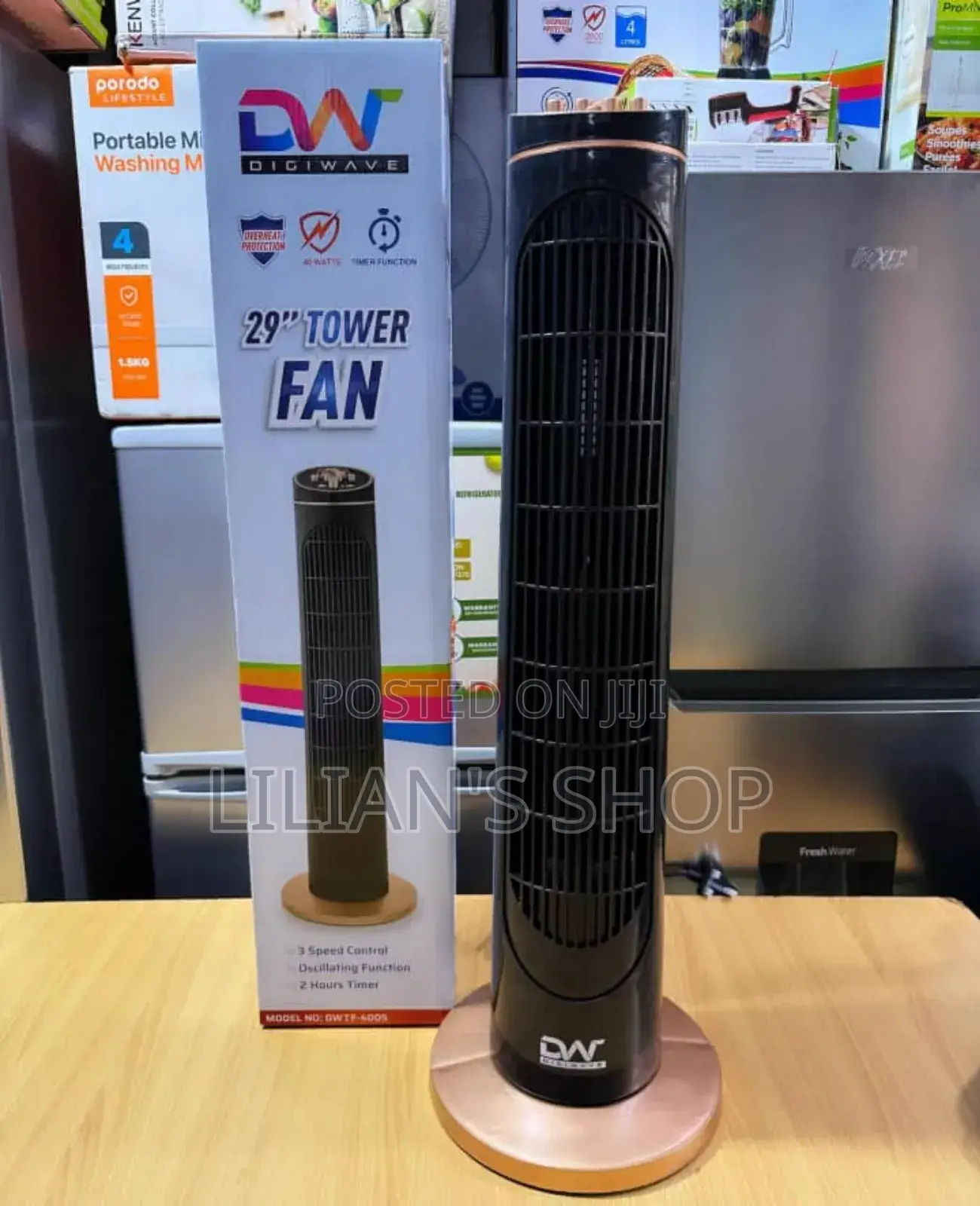 Digiwave 29" Oscillating Tower Fan