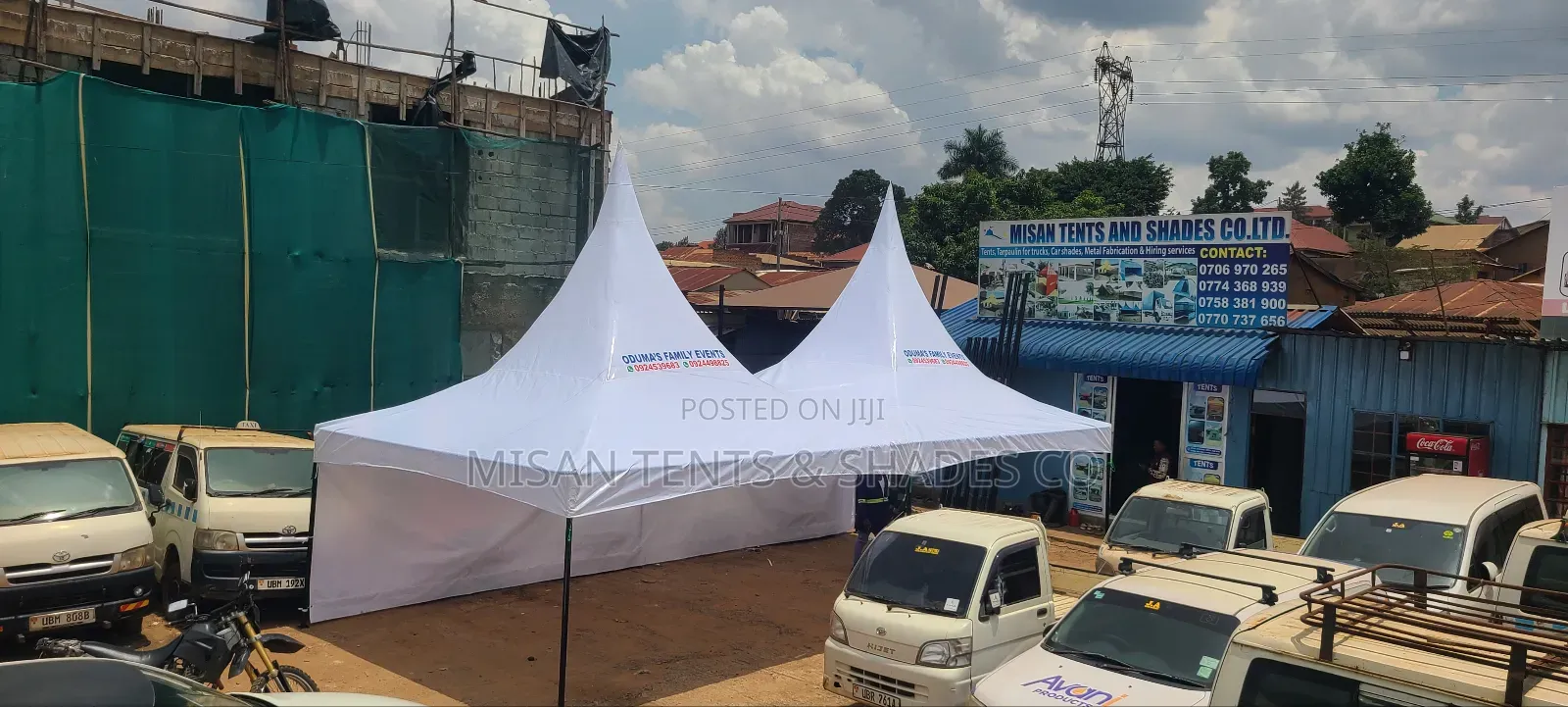 Pure White 100 Seater Canopy