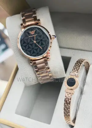 Floral Emporio Armani Ladys Watch