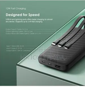 Original Oraimo Slice Link 10000mah 12w Super Fast Charging Power Bank