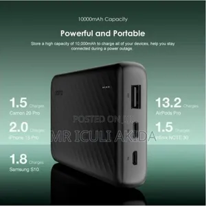 Original Oraimo Slice Link 10000mah 12w Super Fast Charging Power Bank